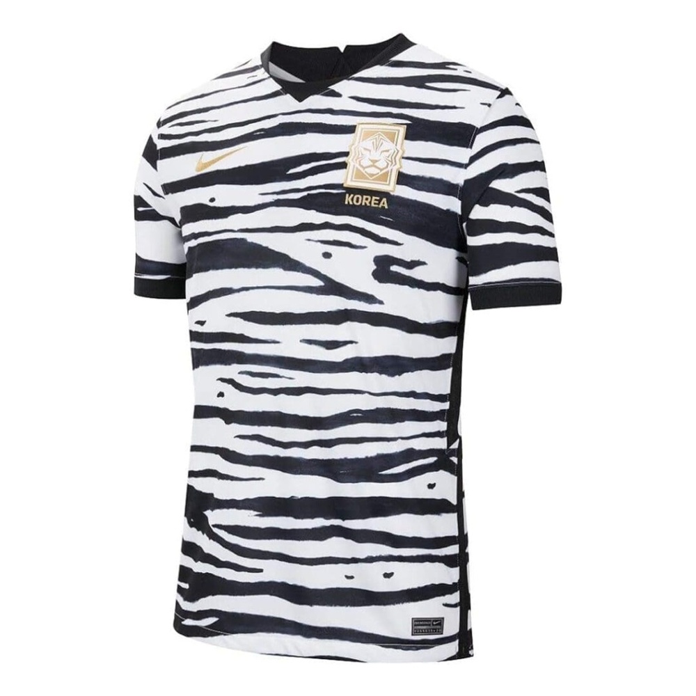 Nike Korea Republic 2020 Away Soccer Jersey Kit CQ9158-100 (Black/White)